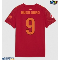 Moški Nogometni dresi Valencia Hugo Duro #9 Gostujoči 2025-26 Kratek Rokav